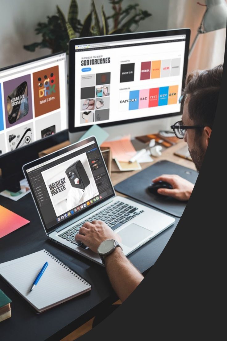 Abstrakte neuronale Netze in Braun und Schwarz